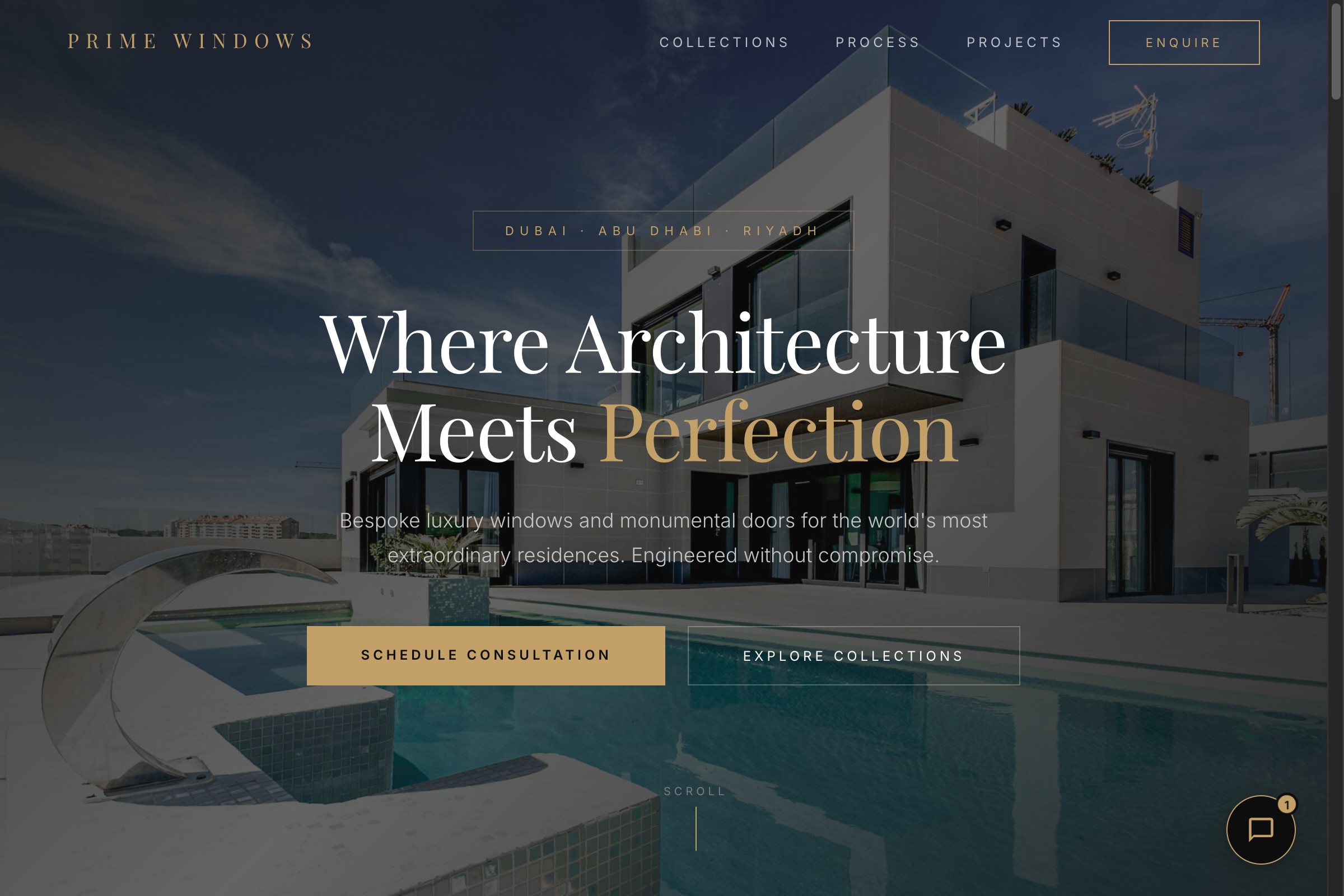Luxury weboldal